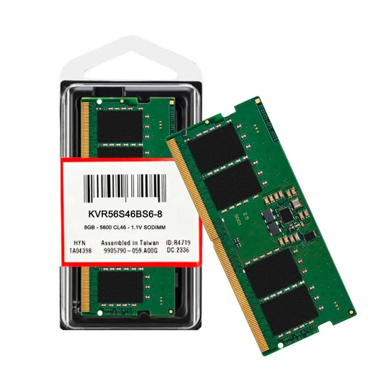 Memoria RAM DDR5 SODIMM 8GB Kingston 5600MHz CL46 | Imeqmo.com